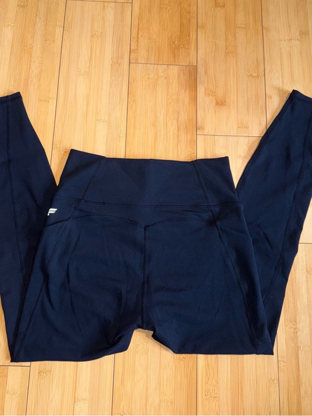 Fabletics PureLuxe Black High-Waisted leggings w/ side pockets